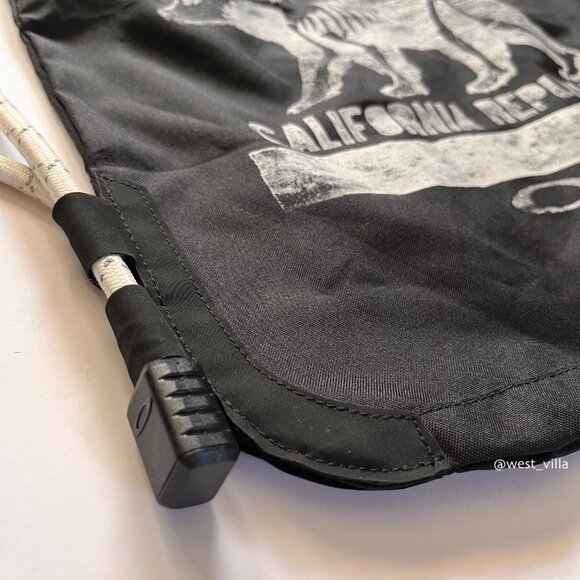 Oakley California Republic Bear Vintage Drawstring Gym Bag Sack Pack Satchel - Picture 3 of 4